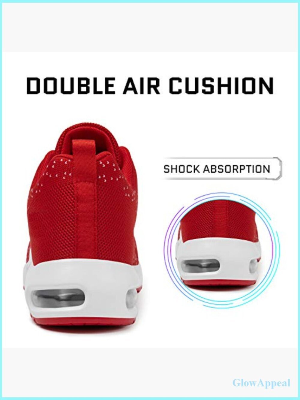 Womens Sneakers Air Cushion Running Tennis Walking Shoes Lightweight Arch - Picture 4 of 7